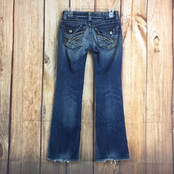 ☮️Big Star Casey K Low Rise Bootcut Jean Size 27 - Picture 7 of 8